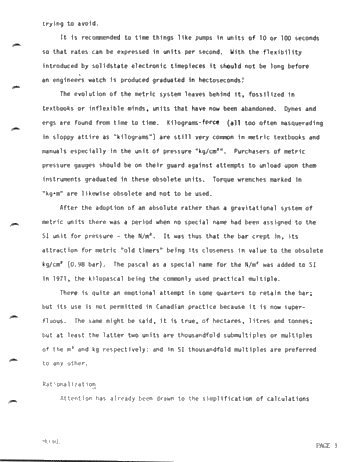 Controversial Issues in the Metric Conversion of Petroleum Development and Their Solution Page 3