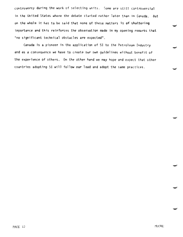 Controversial Issues in the Metric Conversion of Petroleum Development and Their Solution Page 12