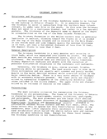 The Petrography of the Oriskany and Springvale Sandstone Page 5