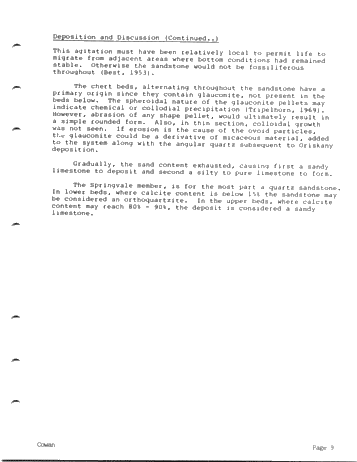 The Petrography of the Oriskany and Springvale Sandstone Page 9