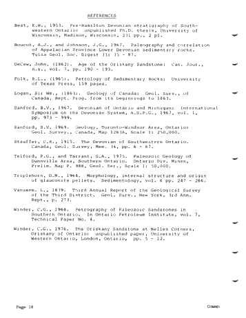 The Petrography of the Oriskany and Springvale Sandstone Page 18