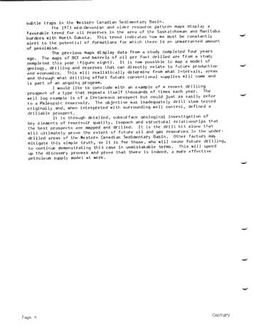 Western Canada Oil and Gas Supplies - a Realistic View Page 4