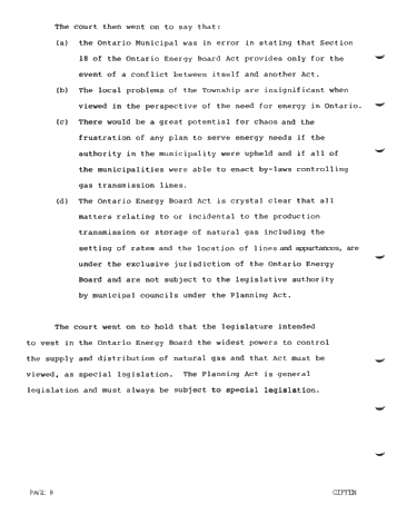 Legal Aspects of Unitization in Ontario and the Implications of Bill C-42 Page 8