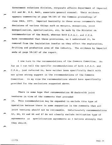 Legal Aspects of Unitization in Ontario and the Implications of Bill C-42 Page 29