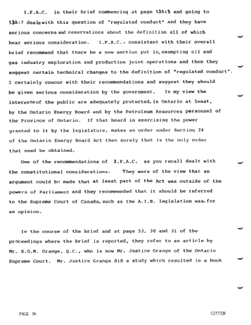 Legal Aspects of Unitization in Ontario and the Implications of Bill C-42 Page 36