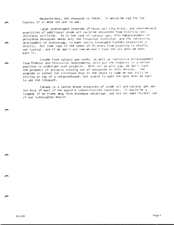 Energy Security for Canadians Page 5