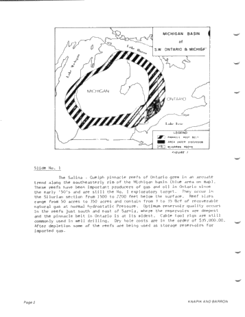 Seismic Exploration for Silurian Reefs in Ontario Page 2