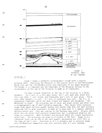 Seismic Exploration for Silurian Reefs in Ontario Page 3