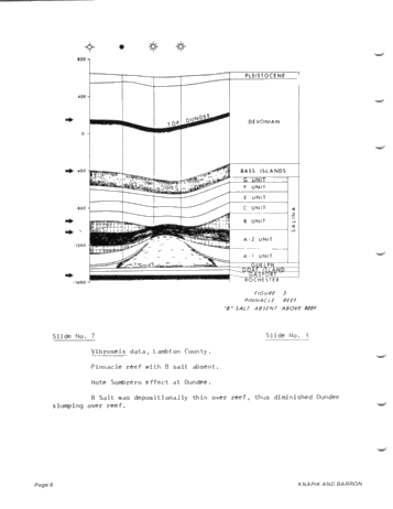 Seismic Exploration for Silurian Reefs in Ontario Page 8