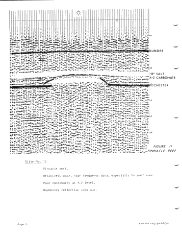 Seismic Exploration for Silurian Reefs in Ontario Page 12