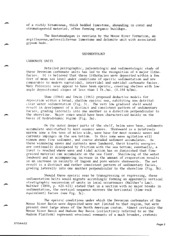 Lower and Middle Devonian Strata of the Moose River Basin Ontario Page 3