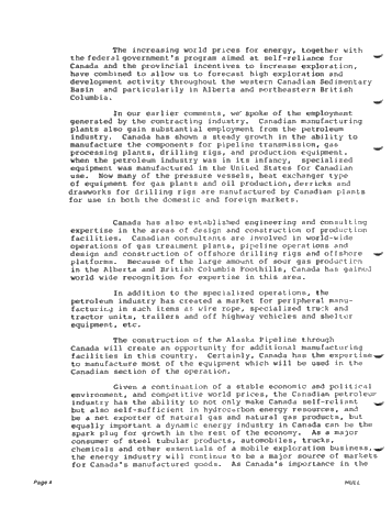 Drilling and Servicing Industry in Western Canada - A Contributor to the Canadian Economy Page 4