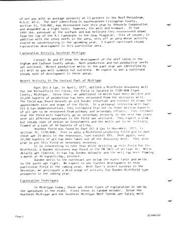 Recent Exploration Activity in Michigan Page 2