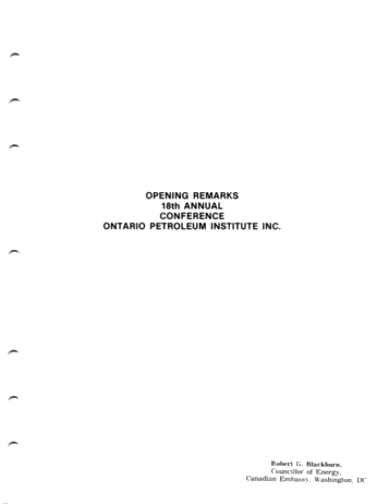 Opening Remarks Page 1