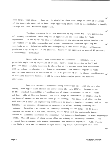 Prospectus of Canadian Heavy Oil and Oil Sand Potential Page 6