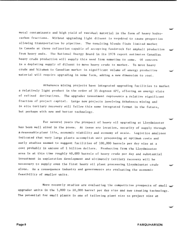 Prospectus of Canadian Heavy Oil and Oil Sand Potential Page 8