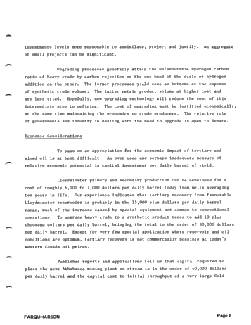 Prospectus of Canadian Heavy Oil and Oil Sand Potential Page 9