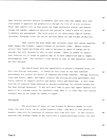 Prospectus of Canadian Heavy Oil and Oil Sand Potential Page 10