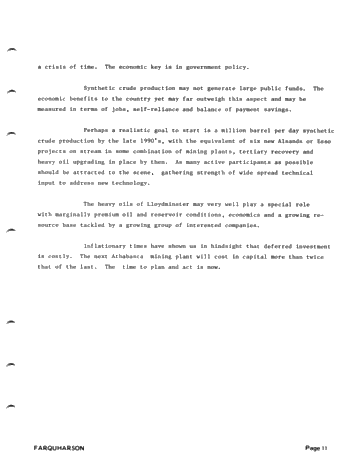 Prospectus of Canadian Heavy Oil and Oil Sand Potential Page 11