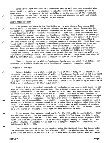 Medina Gas Production in Chautauque County, New York Page 3