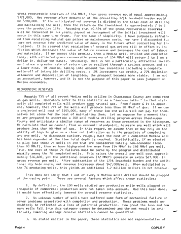 Medina Gas Production in Chautauque County, New York Page 4