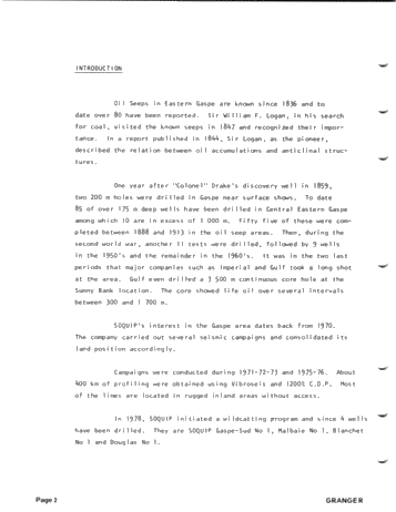 Exploration Update Gaspe Peninsula Page 2