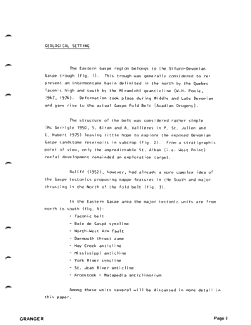 Exploration Update Gaspe Peninsula Page 3