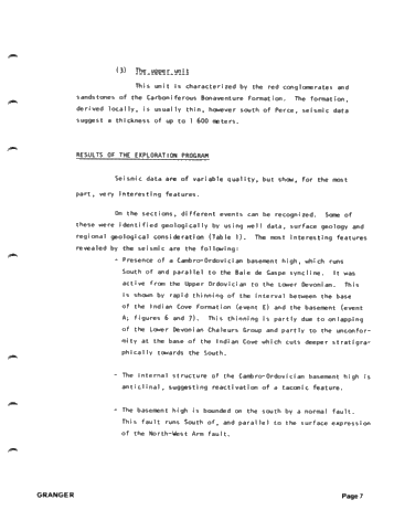 Exploration Update Gaspe Peninsula Page 7