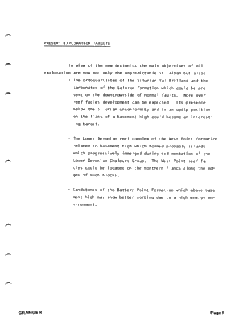 Exploration Update Gaspe Peninsula Page 9