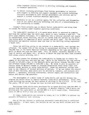 Canadian Drilling Industry Activities With the U.S.S.R. Oil Ministry Page 2