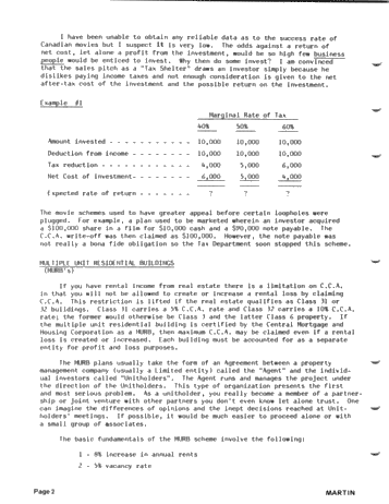Tax Shelters - Are They a Good Investment? Page 2