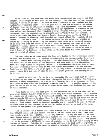Land Problems Encountered by Exploration Companies in Ontario Page 3
