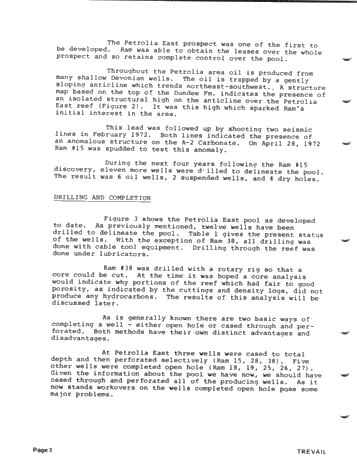 The Geology and Production History of the Petrolia East Pool Page 2