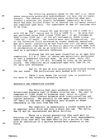 The Geology and Production History of the Petrolia East Pool Page 3