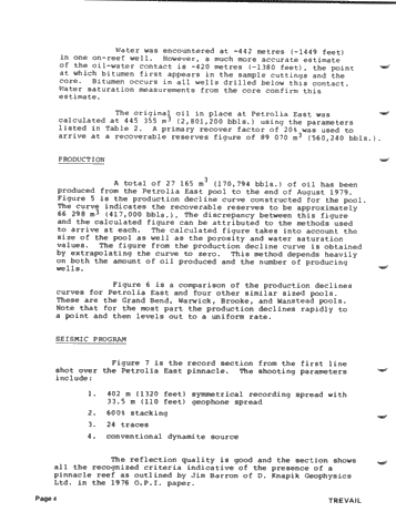 The Geology and Production History of the Petrolia East Pool Page 4