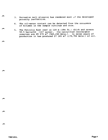 The Geology and Production History of the Petrolia East Pool Page 9