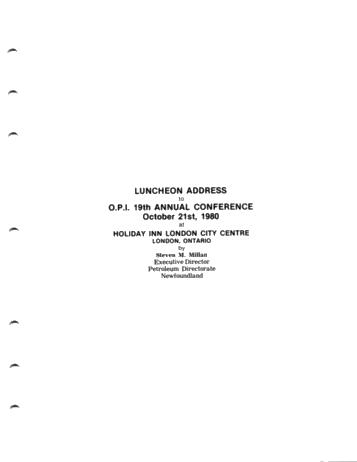 Luncheon Address Page 1