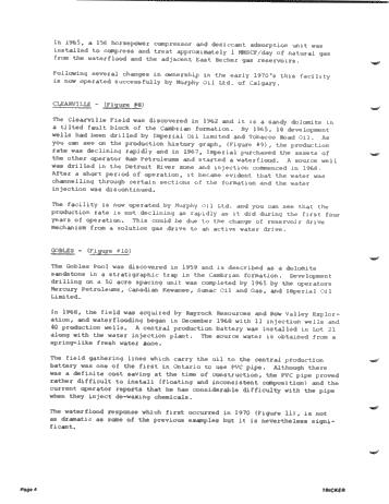 Secondary Recovery in Ontario Page 4