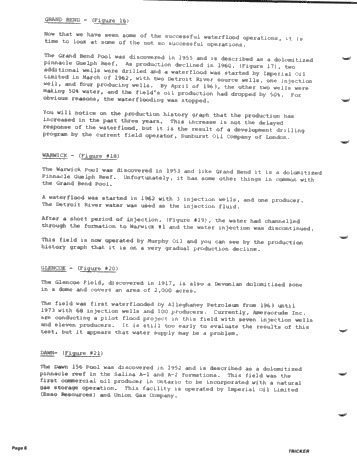 Secondary Recovery in Ontario Page 6