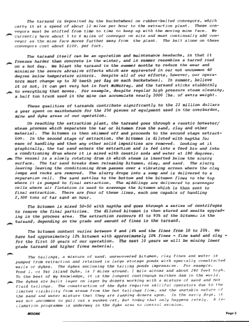 An Overview of a Tar Sand Operation Page 3