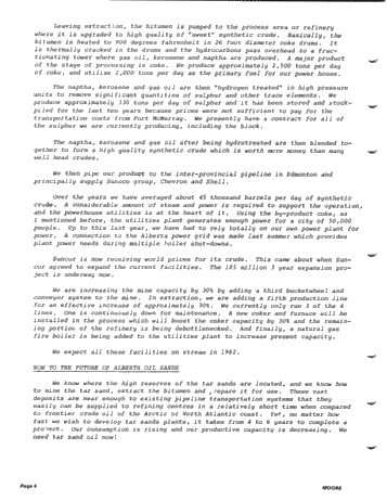 An Overview of a Tar Sand Operation Page 4