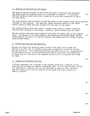 Pipelay Barge Design and Operation Page 4