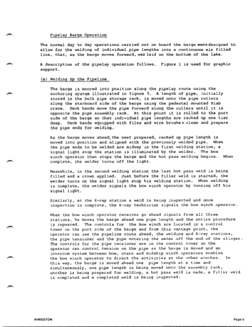 Pipelay Barge Design and Operation Page 5