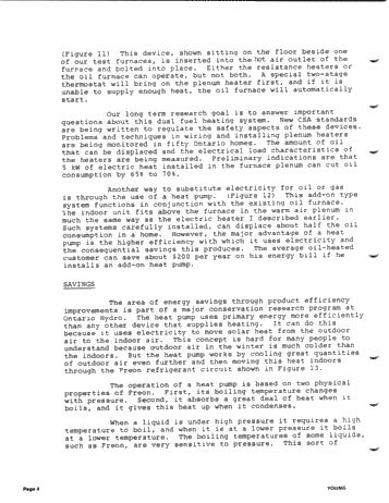 Energy Alternatives Research in Ontario Hydro Page 4