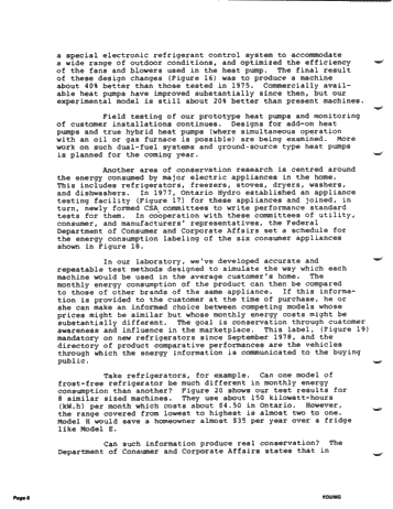 Energy Alternatives Research in Ontario Hydro Page 6