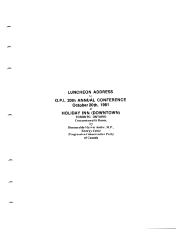 Luncheon Address Page 1