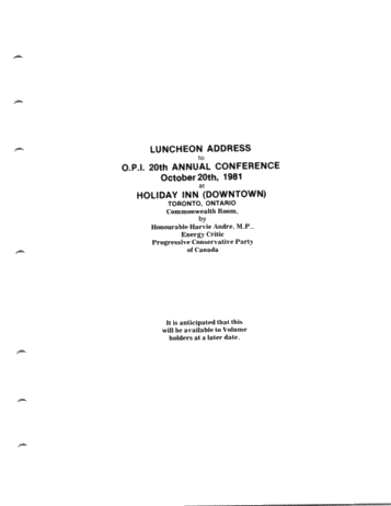 Luncheon Address Page 1