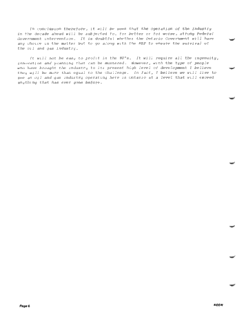 Ontario Petroleum and Natural Gas in the 80's Page 6