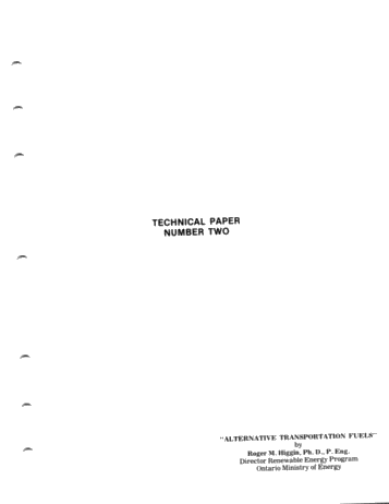 Alternative Transportation Fuels Page 1