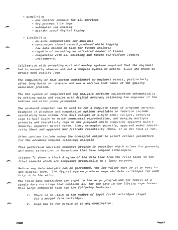 Introduction of Direct Digital Logging System (D.D.L.) for Lake Erie Page 5
